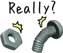 Screw (English) sticker #2192240