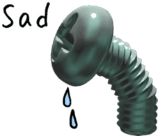 Screw (English) sticker #2192244