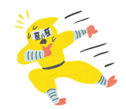 Yellow Ninja sticker #2192344