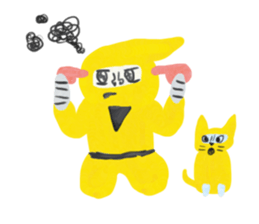 Yellow Ninja sticker #2192349
