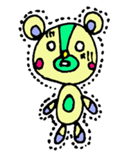 bear's name is makuu sticker #2192472