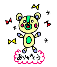 bear's name is makuu sticker #2192477