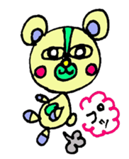 bear's name is makuu sticker #2192480
