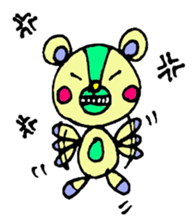 bear's name is makuu sticker #2192481