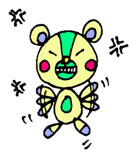 bear's name is makuu sticker #2192481