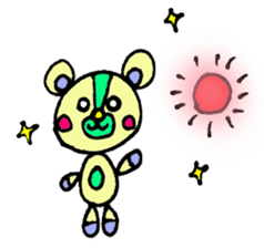 bear's name is makuu sticker #2192482