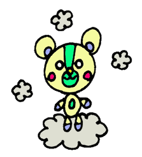 bear's name is makuu sticker #2192483