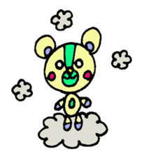 bear's name is makuu sticker #2192483