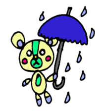 bear's name is makuu sticker #2192484