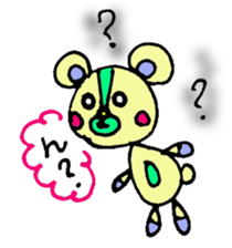 bear's name is makuu sticker #2192487