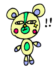 bear's name is makuu sticker #2192490