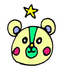 bear's name is makuu sticker #2192491