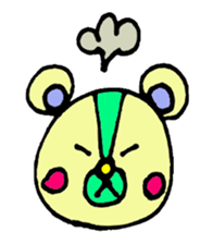bear's name is makuu sticker #2192492