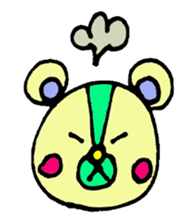 bear's name is makuu sticker #2192492