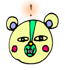 bear's name is makuu sticker #2192495