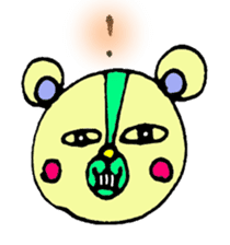 bear's name is makuu sticker #2192495