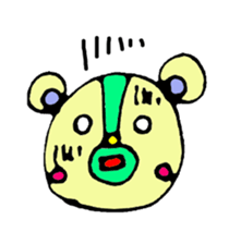 bear's name is makuu sticker #2192499