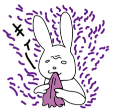 The characters of a lovely rabbit sticker #2192596
