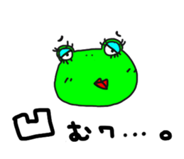 ennui Frog sticker #2192687