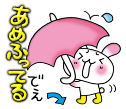 A lovely rabbit 2 sticker #2193067
