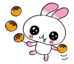 A lovely rabbit 2 sticker #2193098