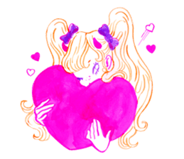 PALE FACE BOY and LIL' DEVIL GIRL sticker #2193105