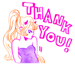 PALE FACE BOY and LIL' DEVIL GIRL sticker #2193106