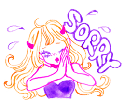 PALE FACE BOY and LIL' DEVIL GIRL sticker #2193107