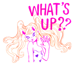 PALE FACE BOY and LIL' DEVIL GIRL sticker #2193112