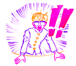 PALE FACE BOY and LIL' DEVIL GIRL sticker #2193114