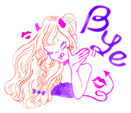 PALE FACE BOY and LIL' DEVIL GIRL sticker #2193115