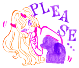 PALE FACE BOY and LIL' DEVIL GIRL sticker #2193116