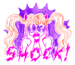 PALE FACE BOY and LIL' DEVIL GIRL sticker #2193122