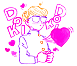 PALE FACE BOY and LIL' DEVIL GIRL sticker #2193130