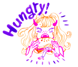 PALE FACE BOY and LIL' DEVIL GIRL sticker #2193132