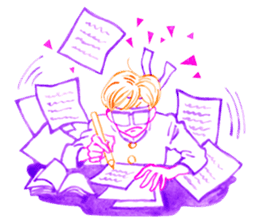 PALE FACE BOY and LIL' DEVIL GIRL sticker #2193136