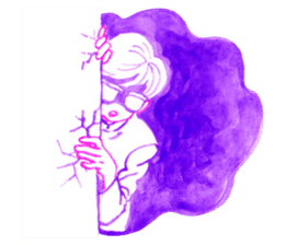 PALE FACE BOY and LIL' DEVIL GIRL sticker #2193137