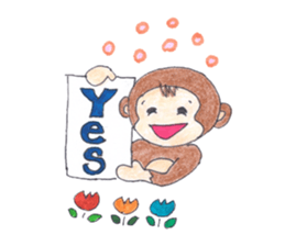 Macharu The Monkey sticker #2193144