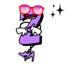 Number character sticker sticker #2193505