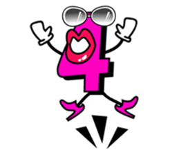 Number character sticker sticker #2193507