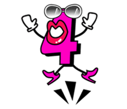 Number character sticker sticker #2193507