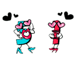 Number character sticker sticker #2193522