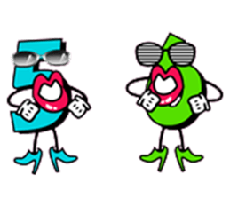 Number character sticker sticker #2193524