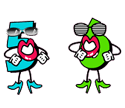 Number character sticker sticker #2193524