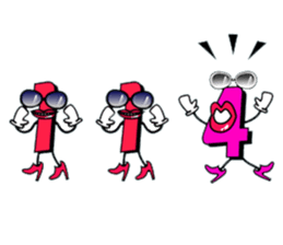 Number character sticker sticker #2193530