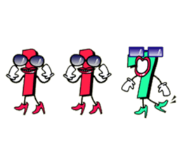 Number character sticker sticker #2193531