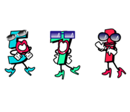 Number character sticker sticker #2193537