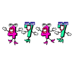 Number character sticker sticker #2193542