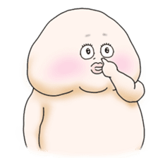 Plump plump ! Moonchi-Kun 2 sticker #2195148