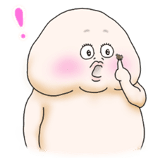 Plump plump ! Moonchi-Kun 2 sticker #2195149